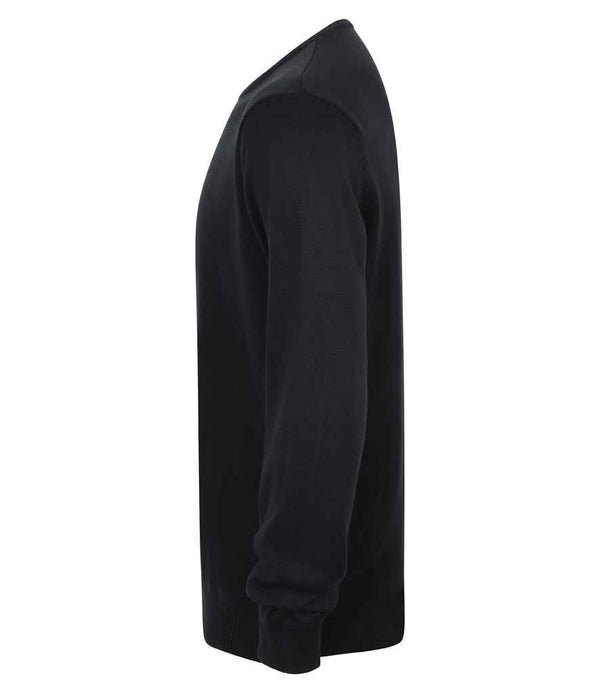 Henbury Lightweight Cotton Acrylic Crew Neck Sweater