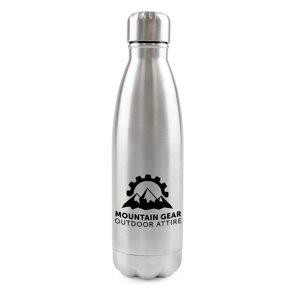 Branded Ashford Plus DOUBLE WALL 500ml Stainless Steel drinks bottle