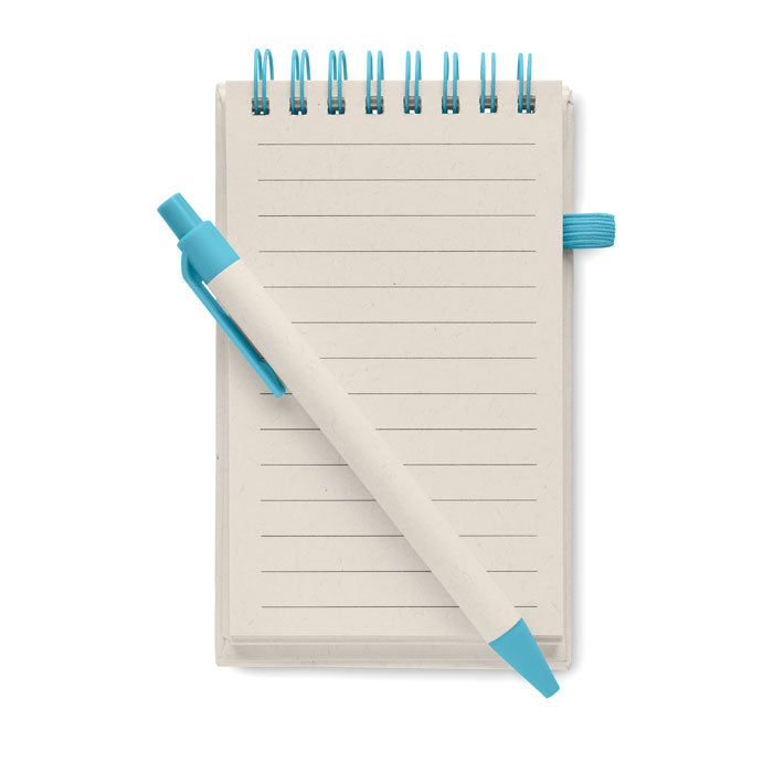 Branded A6 milk carton notebook set