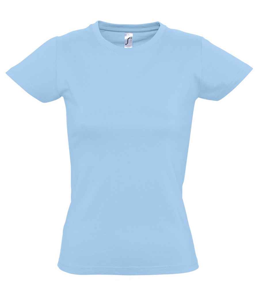 SOL'S Ladies Imperial Heavy T-Shirt Sky Blue