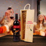 Branded Wine Bottle Box Natural