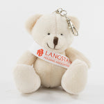 Sash Bear I 10cm Swift Keyring Bear, Cream