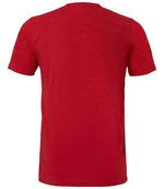 Canvas Unisex Tri-Blend T-Shirt Solid Red Tri-Blend
