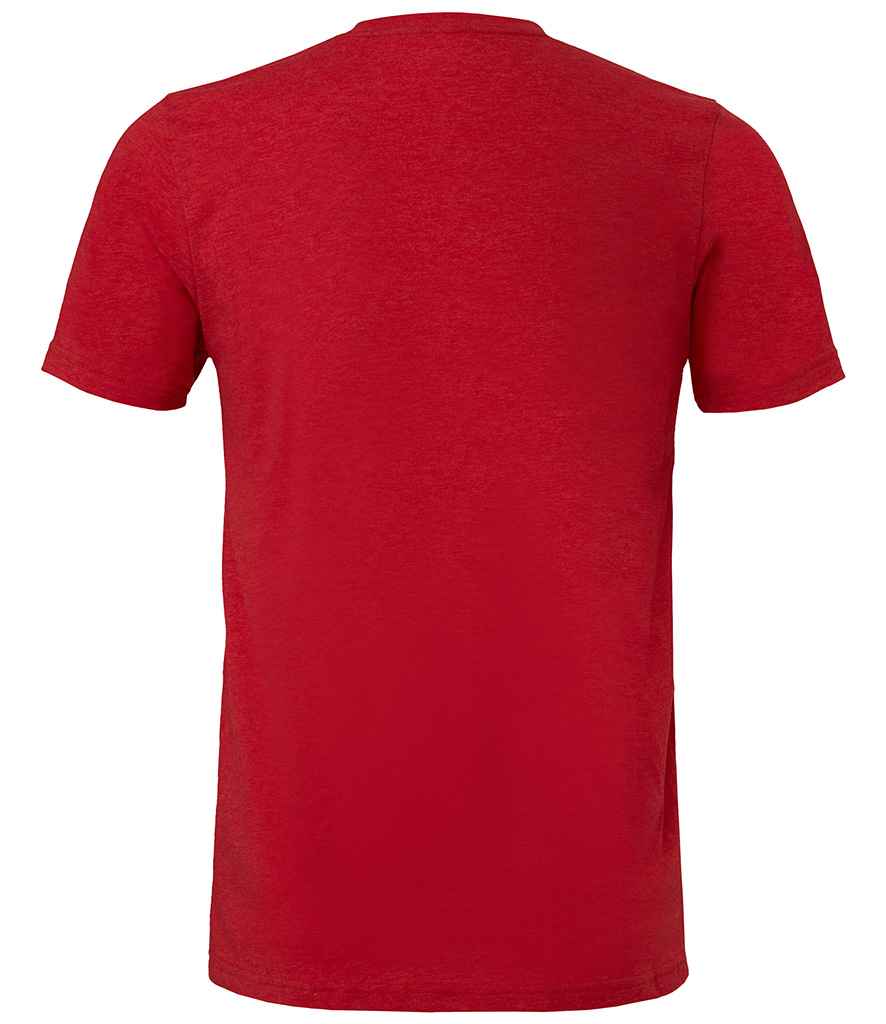Canvas Unisex Tri-Blend T-Shirt Solid Red Tri-Blend
