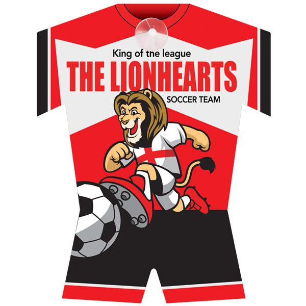 Laminated Card Sign with Suction Cup