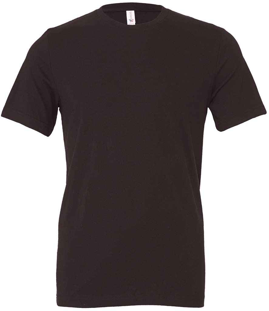 Canvas Unisex Crew Neck T-Shirt Dark Grey Solid