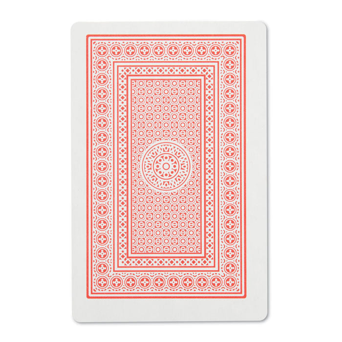 Playing cards in tin box