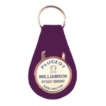 Branded Pear Shaped Keyfob with Dome