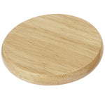Branded Scoll wooden coaster with bottle opener