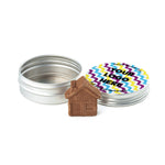 Reusable Aluminium Tin of House Shaped Seed Bombs