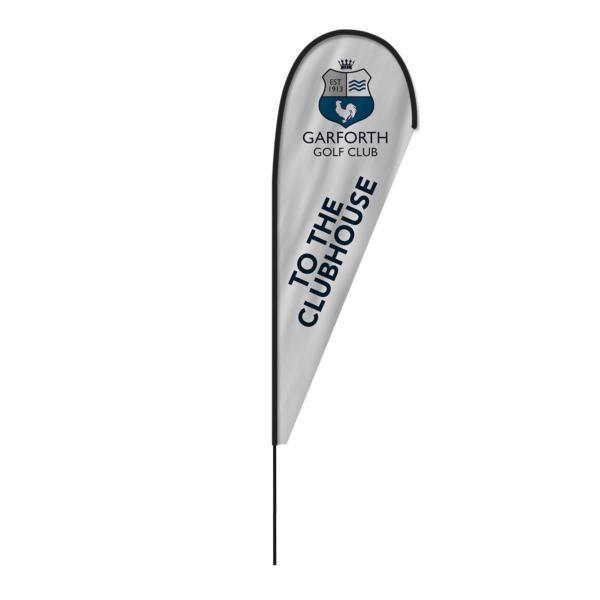 Branded Teardrop Flag 3.2m