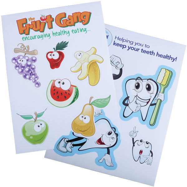 A6 Vinyl Sticker Sheets Printed Full Colour