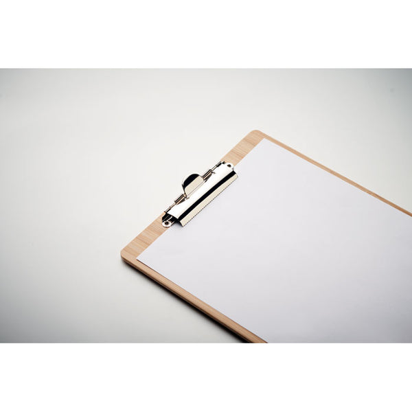 Branded A4 bamboo clipboard