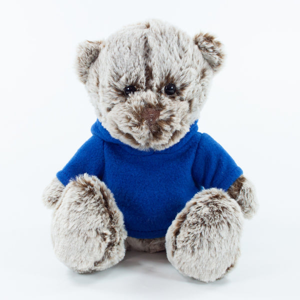Coloured Hoodie Bear 20cm Premier Bear, Cocoa