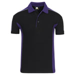 Orn Avocet Two Tone Poloshirt Black/Purple