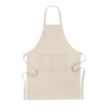 Branded Organic cotton apron 200 gr/m²