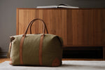 Branded VINGA Bosler RCS recycled canvas duffelbag