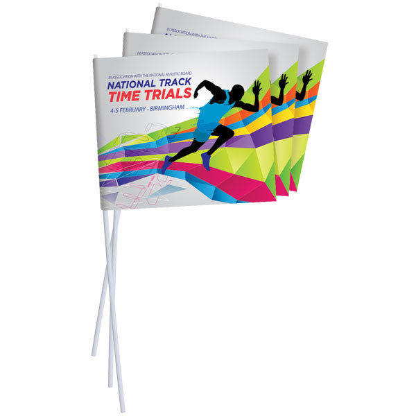 Fun Hand Waving Flags Printed full Colour