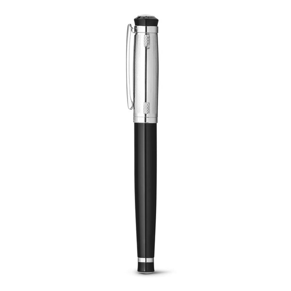 ORLANDO. Metal Rollerball and ballpoint pen set with clip