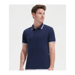 SOL'S Pasadena Tipped Cotton Piqué Polo Shirt