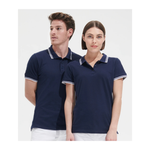 SOL'S Pasadena Tipped Cotton Piqué Polo Shirt