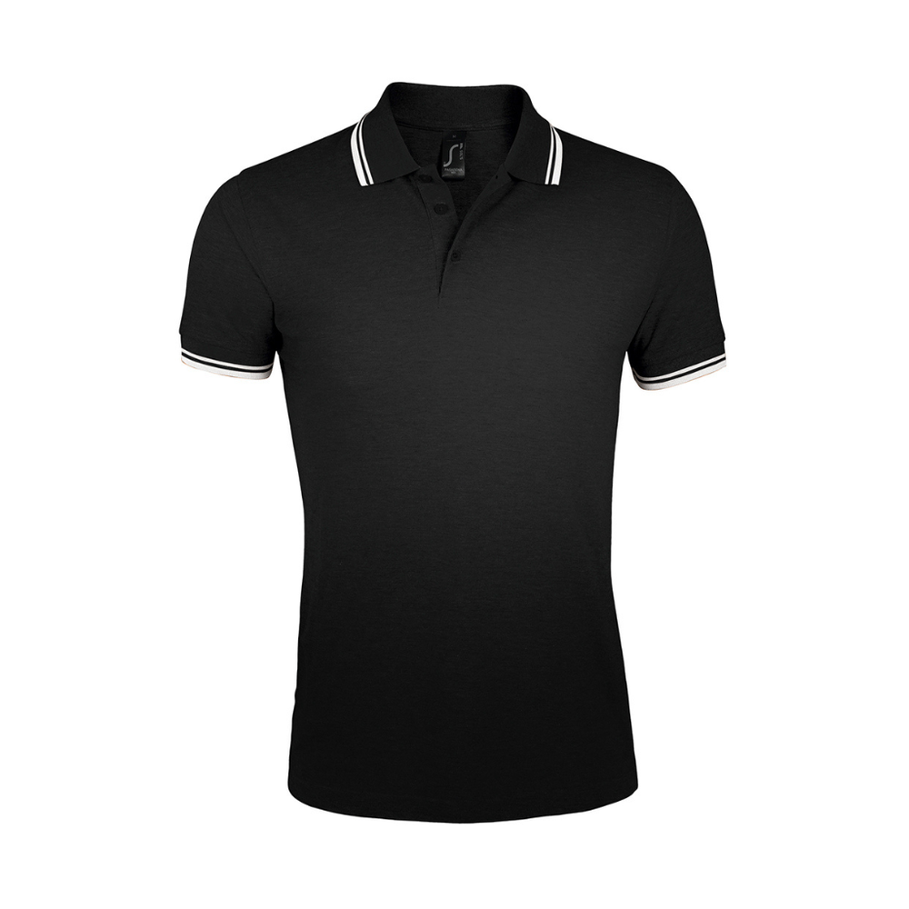 SOL'S Pasadena Tipped Cotton Piqué Polo Shirt
