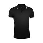 SOL'S Pasadena Tipped Cotton Piqué Polo Shirt