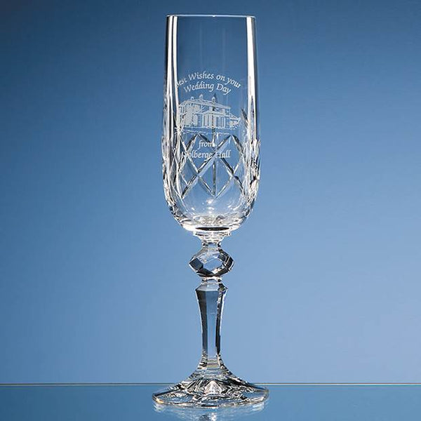 Branded 180ml Flamenco Crystalite Panel Champagne Flute