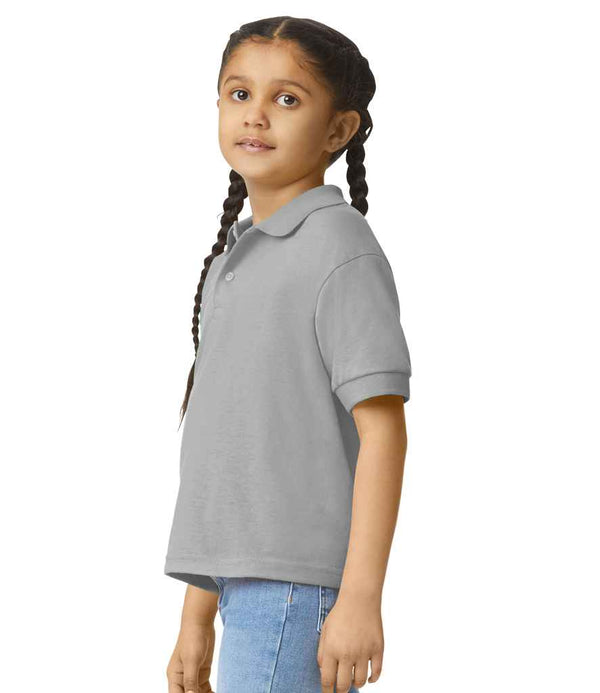 Branded Gildan Kids DryBlend® Jersey Polo Shirt