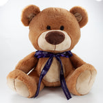 Bow Bear II 35cm Charlton Bear, Caramel