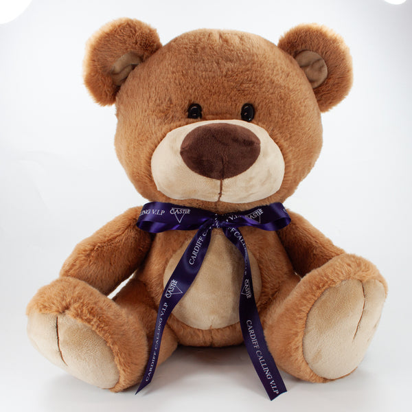 Bow Bear II 35cm Charlton Bear, Caramel