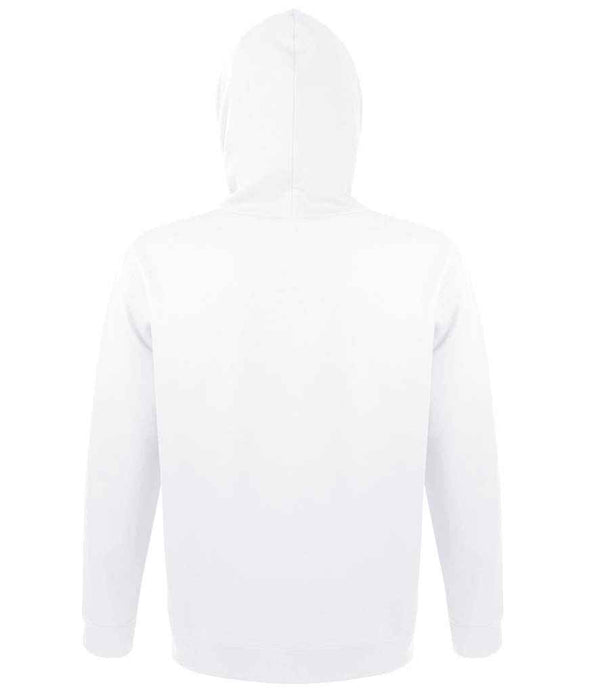 SOL'S Unisex Snake Hooded Sweatshirt White