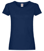 Fruit of the Loom Lady Fit Original T-Shirt Navy