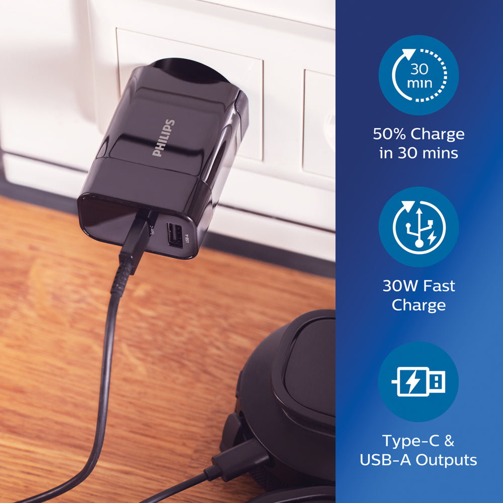 Branded Philips ultra fast PD wall charger