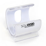 Turbo Desk Phone Holder. Solid Colour Inner Plastic + Clear Cover