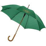 Branded Kyle 23" auto open umbrella wooden shaft and handle