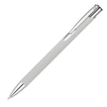 MOLE-MATE ball pen with chrome trim Silver