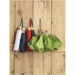 Branded Bo 21" foldable auto open/close recycled PET umbrella