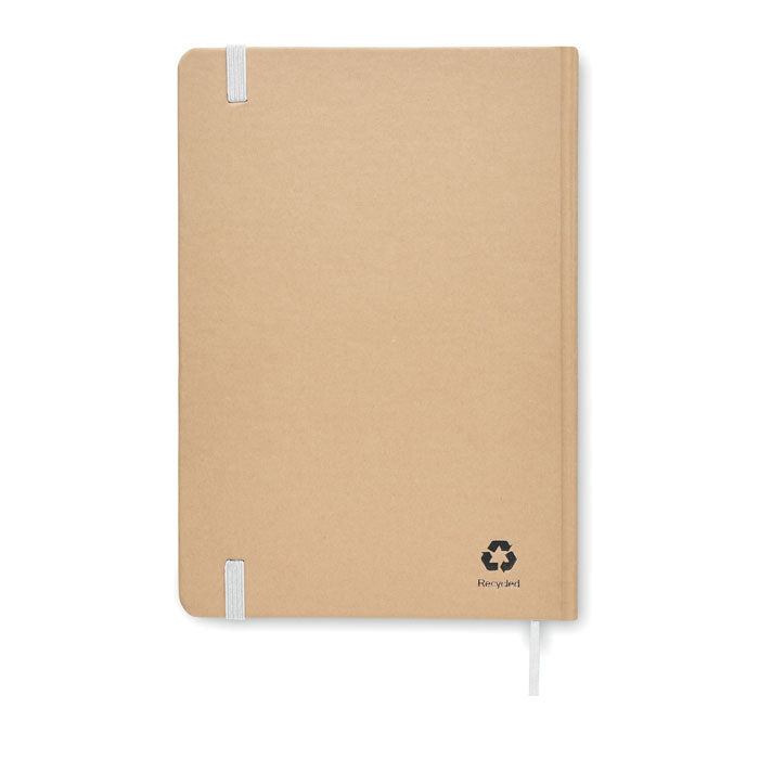 Branded A5 recycled carton notebook