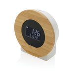 Utah RCS rplastic and bamboo LCD desk clock