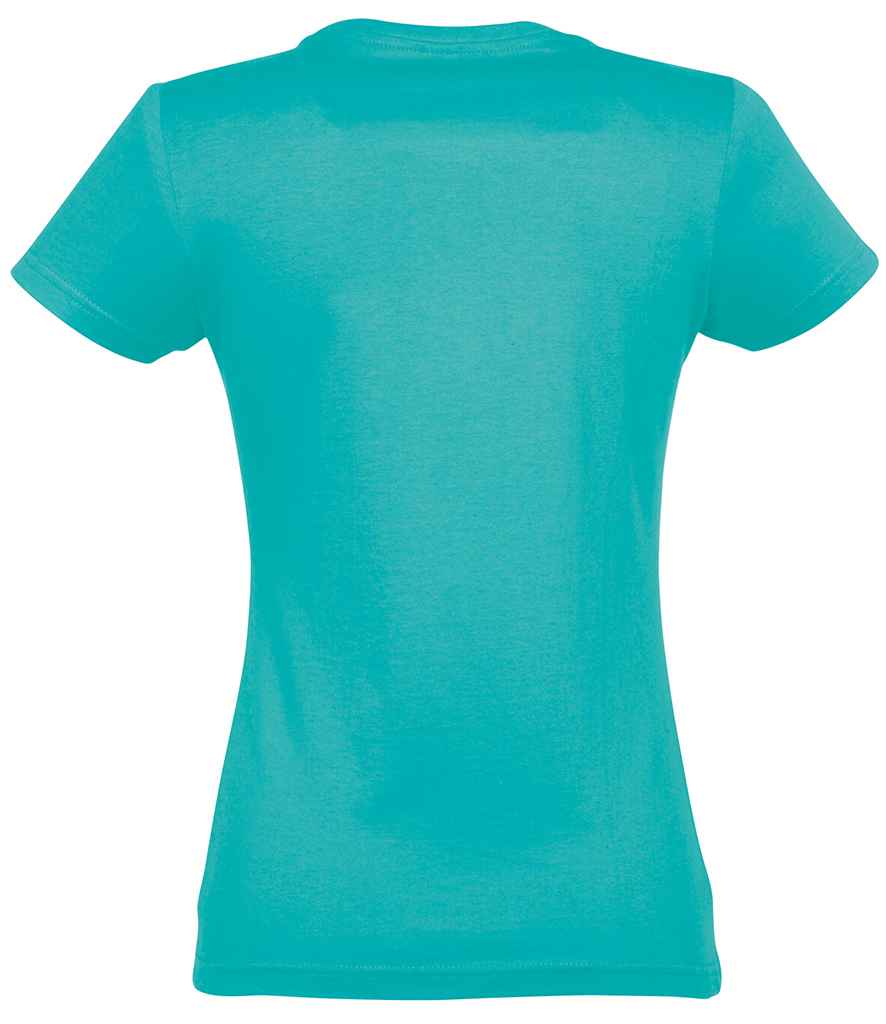 SOL'S Ladies Imperial Heavy T-Shirt Caribbean Blue