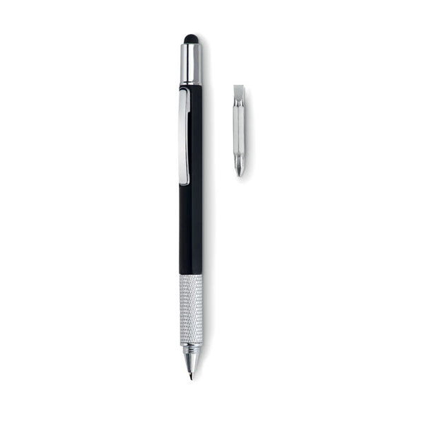 Branded Spirit level pen with ruler