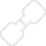 RFX™ M-10 square reflective PVC magnet