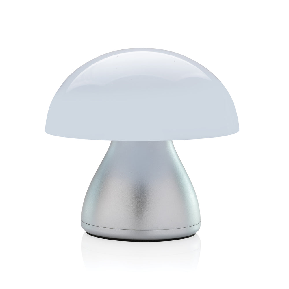 Branded Luming RCS recycled plastic USB re-chargeable table lamp