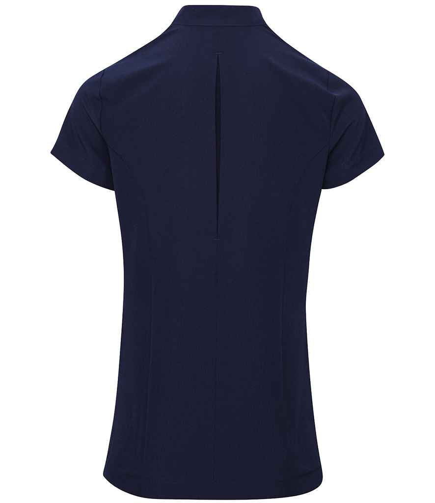 Premier Ladies Blossom Short Sleeve Tunic Navy