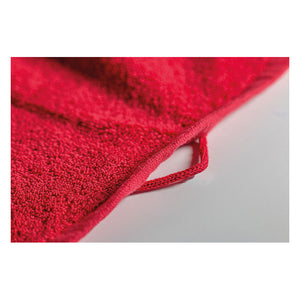Towel organic cotton 100x50cm Red