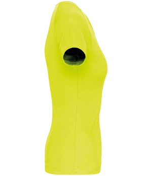 Proact Ladies Performance T-Shirt Fluorescent Yellow
