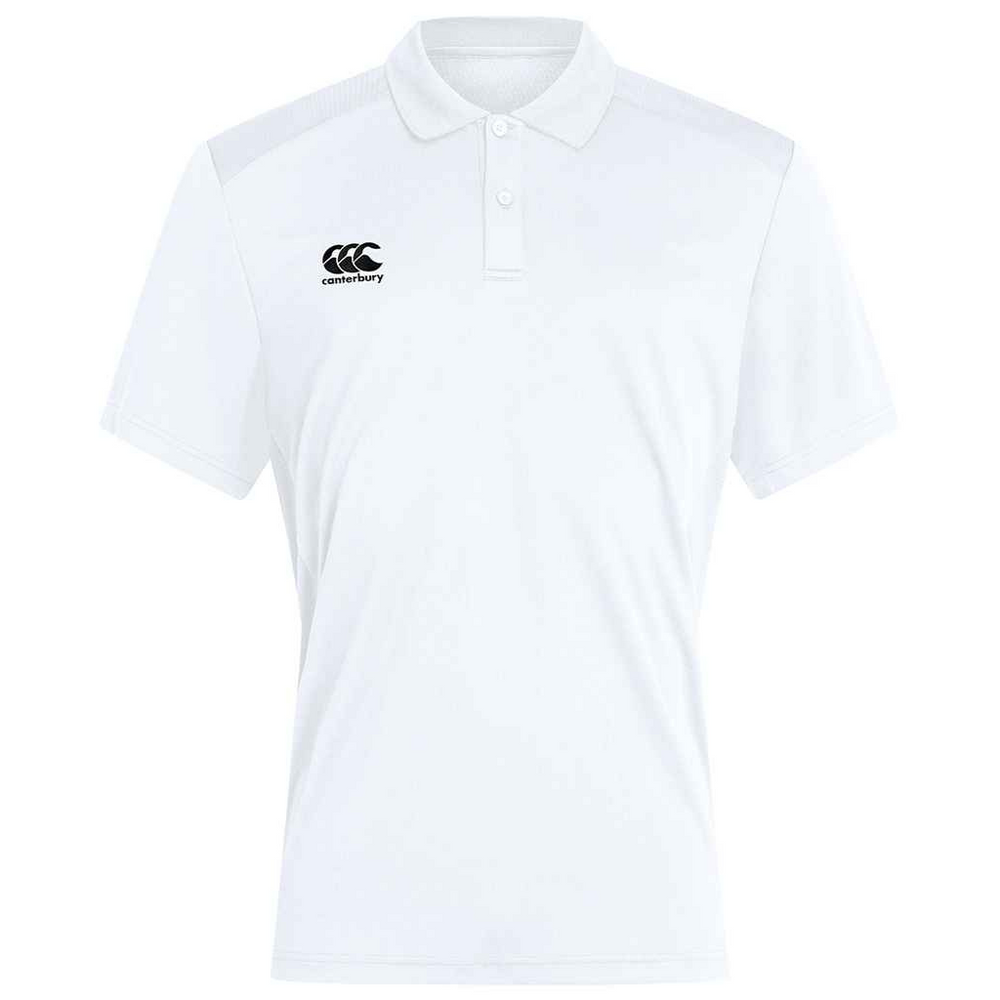 Canterbury Club Dry Polo Shirt White