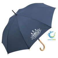 Fare ÖkoBrella Automatic Opening Umbrella with Wooden Crook Handle - 1000mm
