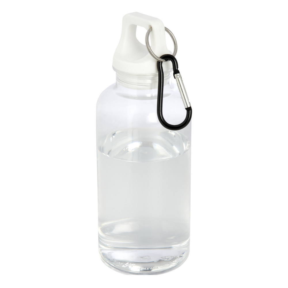 Oregon 400 ml RCS certified recycled plastic water bottle with carabiner